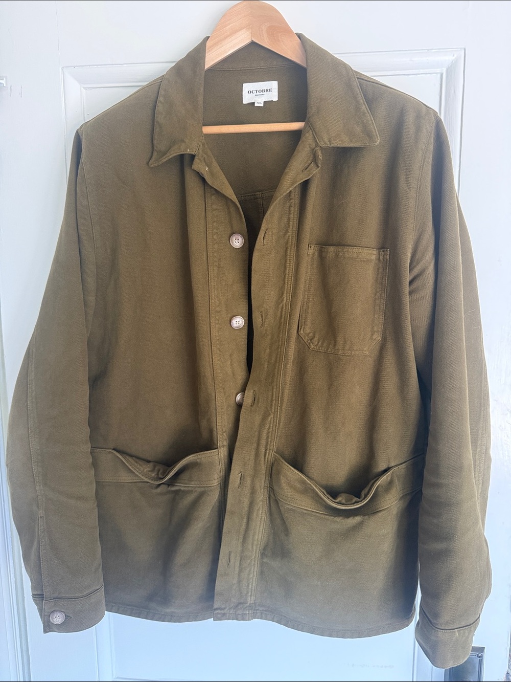 Olive Green Men's Chore Octobre Editions Jacket